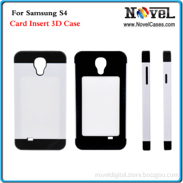 Card Insert 3D Sublimation Phone Case for Samsung S4